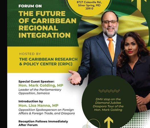 Mark Golding, Leader of Opposition & PNP President calls for progressive leadership to advance Caribbean regional integration